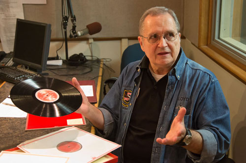 Lloyd Bryant with Beethoven LPs